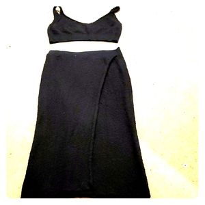 ..free people sweater tank top with skirt